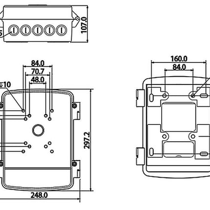 Dahua PFA140 Opbouwbehuizing