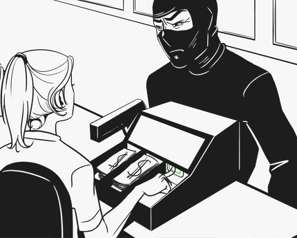 Ajax Systems Dubbele Paniekknop (Zwart)