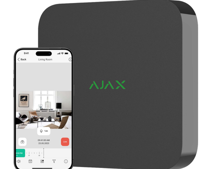 Ajax Systems Kit 2x Turret, NVR en bekabeling zwart