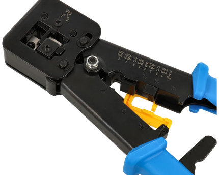 alarmsysteemexpert T-WC-05 Universele modulaire krimptang, RJ45 / RJ12 / RJ11 voor doorsteekconnectoren