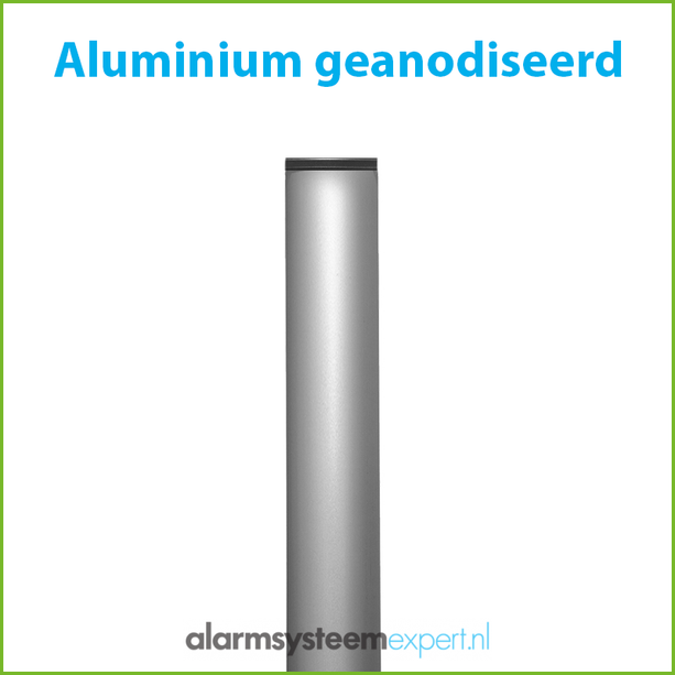 AlarmsysteemExpert.nl Cameramast 2 meter Ø 90mm met RVS muurbeugels