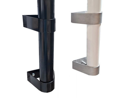 AlarmsysteemExpert.nl Cameramast 3 meter Ø 90mm met RVS muurbeugels