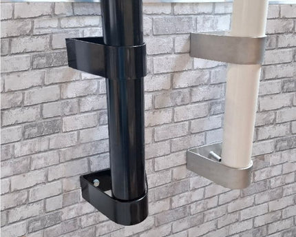 AlarmsysteemExpert.nl Cameramast 3 meter Ø 90mm met RVS muurbeugels
