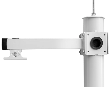 AlarmsysteemExpert.nl Cameramast 3.5m Wit, Gegalvaniseerd staal, Bliksemafleider