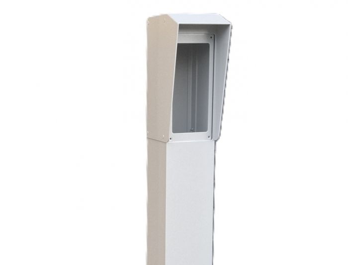 AlarmsysteemExpert.nl Intercomzuil 230cm, 15x15cm Dubbellaags gepoedercoat