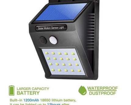 AlarmsysteemExpert.nl Klein model LED schriklamp voor buiten met sensor (draadloos)