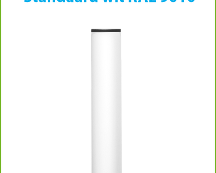 AlarmsysteemExpert.nl Ronde cameramast met kantelanker 4 meter Ø 90mm