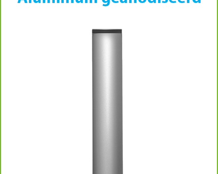 AlarmsysteemExpert.nl Vaste cameramast 4 meter verjongd met inspectieluik