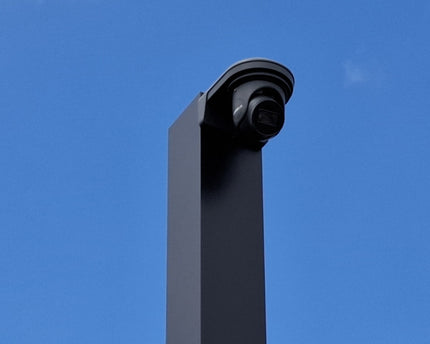AlarmsysteemExpert.nl Vierkante cameramast met kantelanker 3 meter Zwart