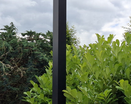 AlarmsysteemExpert.nl Vierkante cameramast met kantelanker 3 meter Zwart