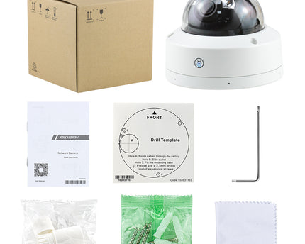 ASE D183-L, 8MP/4K, Smart Hybrid-Light Dome camera, PoE, Micro sd slot, microfoon, HIK-Oem