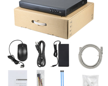 ASE Kit, 1x Bullet, 8Mp 4K Ultra HD, ColorVu met NVR en bekabeling