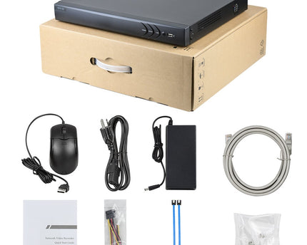 ASE Kit, 1x Turret, 8Mp 4K Ultra HD, ColorVu, met NVR en bekabeling