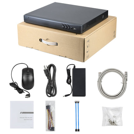 ASE Kit, 3x Turret, 8Mp 4K Ultra HD, ColorVu, met NVR en bekabeling