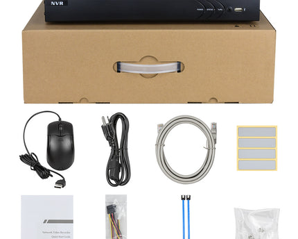 ASE Kit, 8x Turret, 8Mp 4K Ultra HD, ColorVu, met NVR en bekabeling