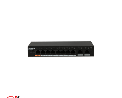 Dahua DH-CS4010-8ET-110, 8-Port Fast Ethernet PoE Switch + 2 Gigabit