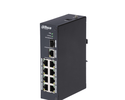 Dahua DH-PFS3110-8ET-96, Unmanaged Hardened  Switch 8 port, PoE