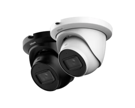 Dahua IPC-HDW2441TM-S 4MP IR WizSense Turret IR leds, SD slot, PoE, build-in Mic. Black