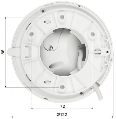 Dahua IPC-HDW2841TM-S | 8MP/4K Turret | WizSense | SD slot | PoE | IR-Leds | Build-in Mic.