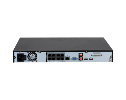 Dahua NVR4208-8P-EI, 8x PoE, Zonder Opslag, Geschikt voor 8 IP camera's