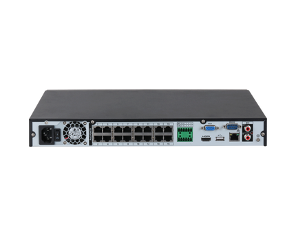 Dahua NVR4216-16P-EI, 16x PoE, Zonder Opslag, Geschikt voor 16 IP camera's