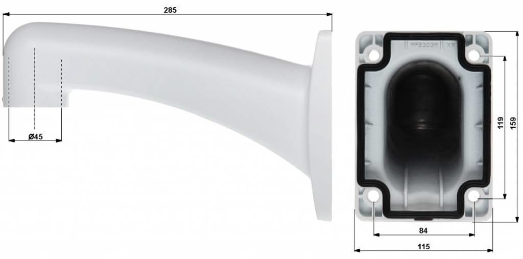 Dahua PFB303W Muurbeugel