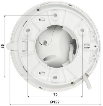 Dahua Set 2x Turret 4MP + Recorder & Bekabeling