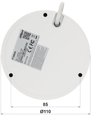 Dahua Set 3x Dome 4MP + Recorder & Bekabeling