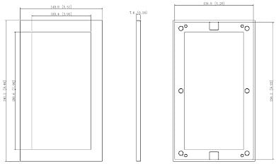 Dahua VTM125 Front voor 2 modules