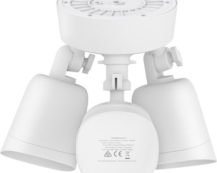 Eufy Floodlight Camera 2K, IP-beveiligingscamera, Buiten, Bedraad, Amazon Alexa & Google Assistant, 2500 lm, 5000 K