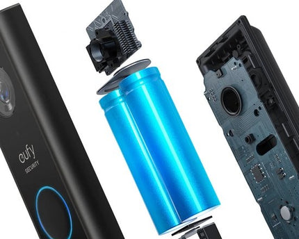 Eufy Videodeurbel Add-on, 2K resolutie, oplaadbare batterij, uitbreiding op Homebase