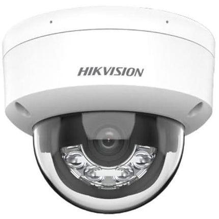 Hikvision DS-2CD1183G2-LIU(F), 8MP 4K Dome Camera, AcuSense, Smart Hybrid Light, PoE en 2x Microfoon