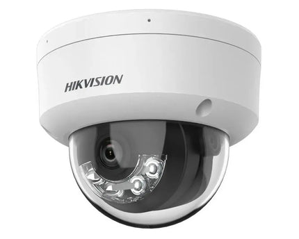 Hikvision DS-2CD2143G2-LIS2U, 4MP Dome Netwerk Camera AcuSense Smart Hybrid Light PoE en 2x Microfoon