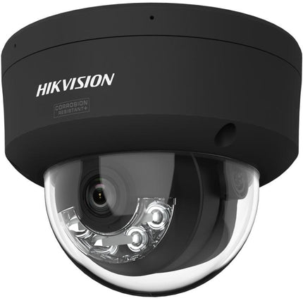 Hikvision DS-2CD2147G3-LIS2UY Zwart, 4MP Dome, ColorVu 3.0, Anti-corrosie en Dual-Mic