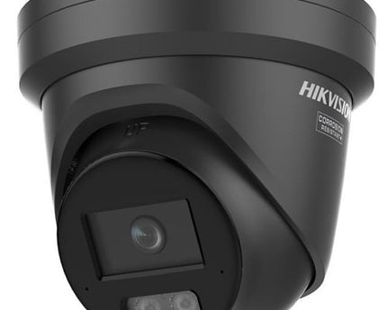 Hikvision DS-2CD2347G3-LI2UY Zwart, 4MP Turret, ColorVu 3.0, Anti-corrosie en Dual-Mic