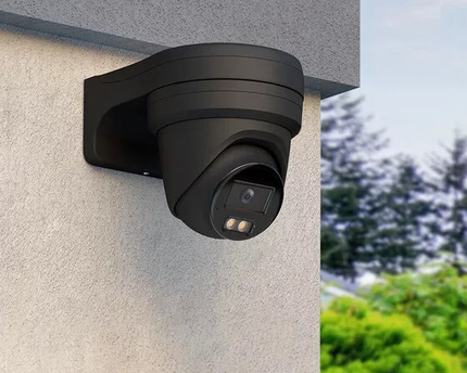 Hikvision DS-2CD2347G3-LI2UY Zwart, 4MP Turret, ColorVu 3.0, Anti-corrosie en Dual-Mic