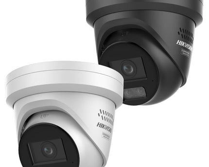 Hikvision DS-2CD2387G3-LI2UY Zwart, 8MP 4K Turret, ColorVu 3.0, Anti-corrosie en Dual-Mic