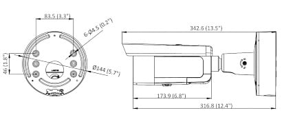 Hikvision DS-2CD2646G2-IZSU/SL | 4MP | 2.8-12mm zoomlens | Acusense | PoE | SD-slot | IR-Led | 2-weg Audio Flitslicht/Sirene