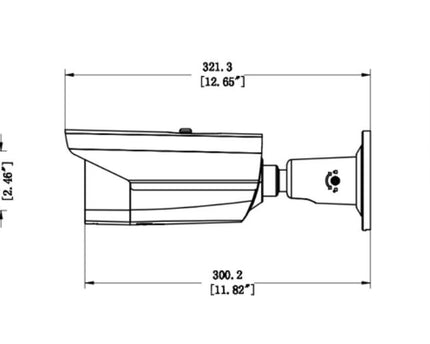 Hikvision DS-2TD2617-3/QA 160x120/4MP HeatPro Bullet met Thermische openingshoek van 50°