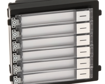 Hikvision DS-KD-KK Beldrukker 6 knoppen