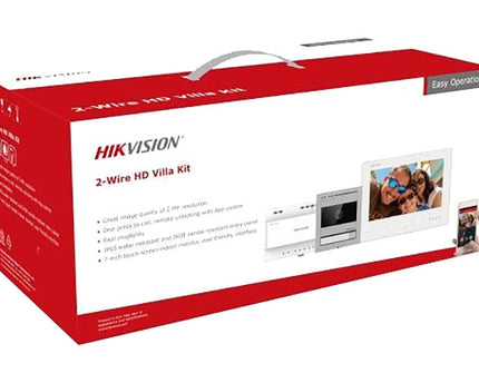 Hikvision DS-KIS704EY Video intercom 2 Draads Full HD Aluminum 2-draads Set