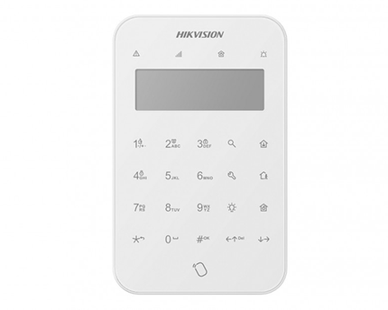 Hikvision DS-PK1-LT-WE Draadloos LCD Keypad + Tag Reader