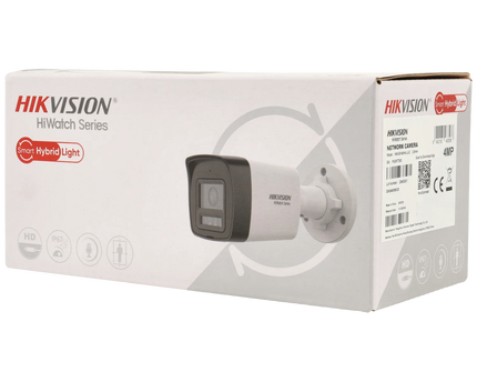 Hikvision HWI-B140HA-LUC, 4Mp 2.8mm mini Bullet, Ingebouwde microfoon