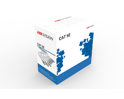 Hikvision Netwerkkabel CAT5e UTP, 305 mtr, 100% koper, Solid aders