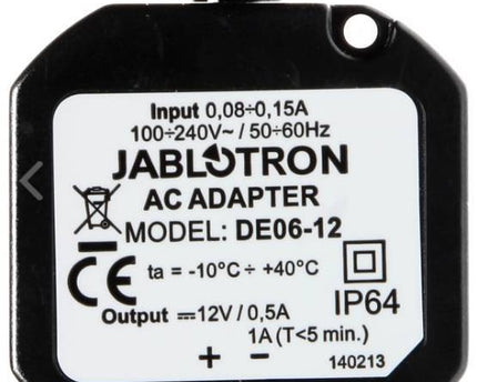 Jablotron DE06-12 Voeding12V / 0.5A
