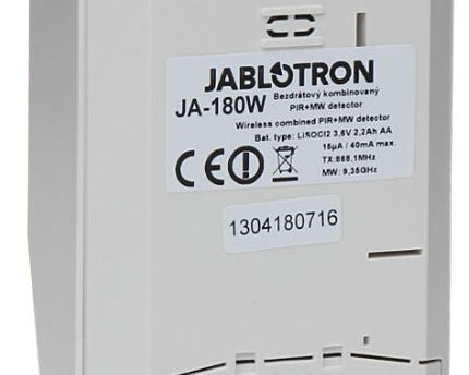 Jablotron JA-180W Draadloze PIR en MW detectie