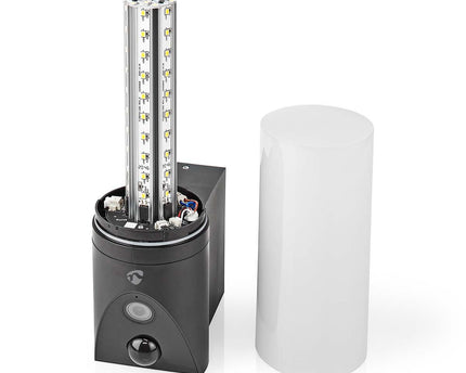 Nedis 2Mp SmartLife WiFi Camera (draaibaar) voor buiten met geïntegreerde Led Lamp