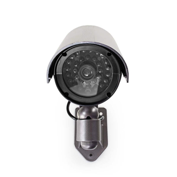 Nedis Dummy beveiligingscamera Bullet IP44 Zilver