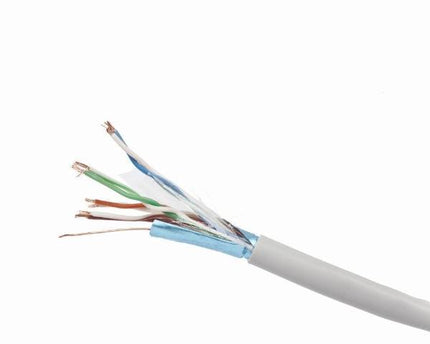 Nedis Netwerkkabel CAT6 F/UTP,  50 mtr op rol, 100% koper, Solid aders