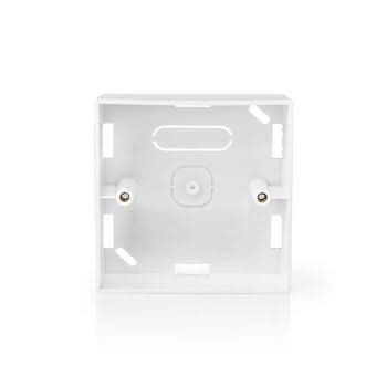 Nedis Opbouwdoos | Wandmontage | 86 x 86 mm | Wit